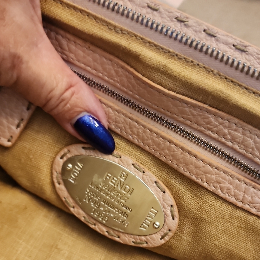 FENDI Pink Blush Mini Selleria Bag - Picture 12 of 16